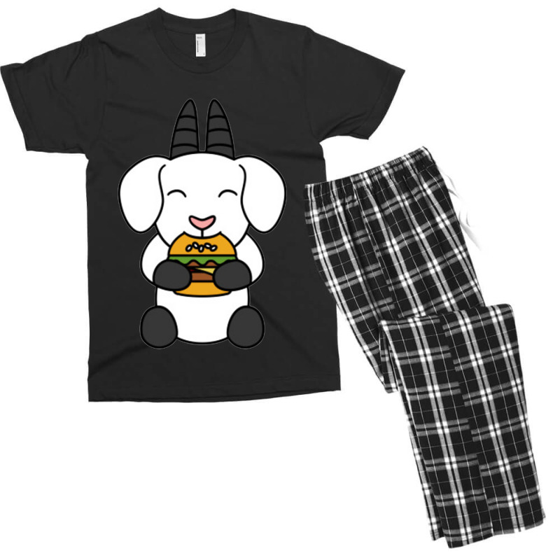 Goat Burger Lover Men's T-shirt Pajama Set | Artistshot