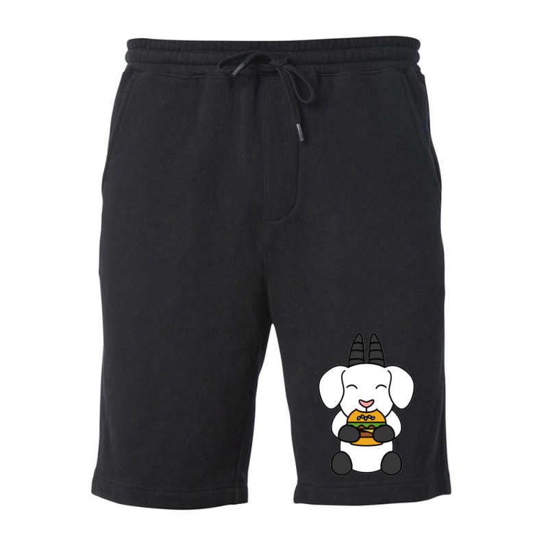 Goat Burger Lover Fleece Short | Artistshot