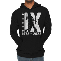 Title Ix 50th Anniversary Us Education Amendments Softball T Shirt Lightweight Hoodie | Artistshot