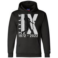 Title Ix 50th Anniversary Us Education Amendments Softball T Shirt Champion Hoodie | Artistshot