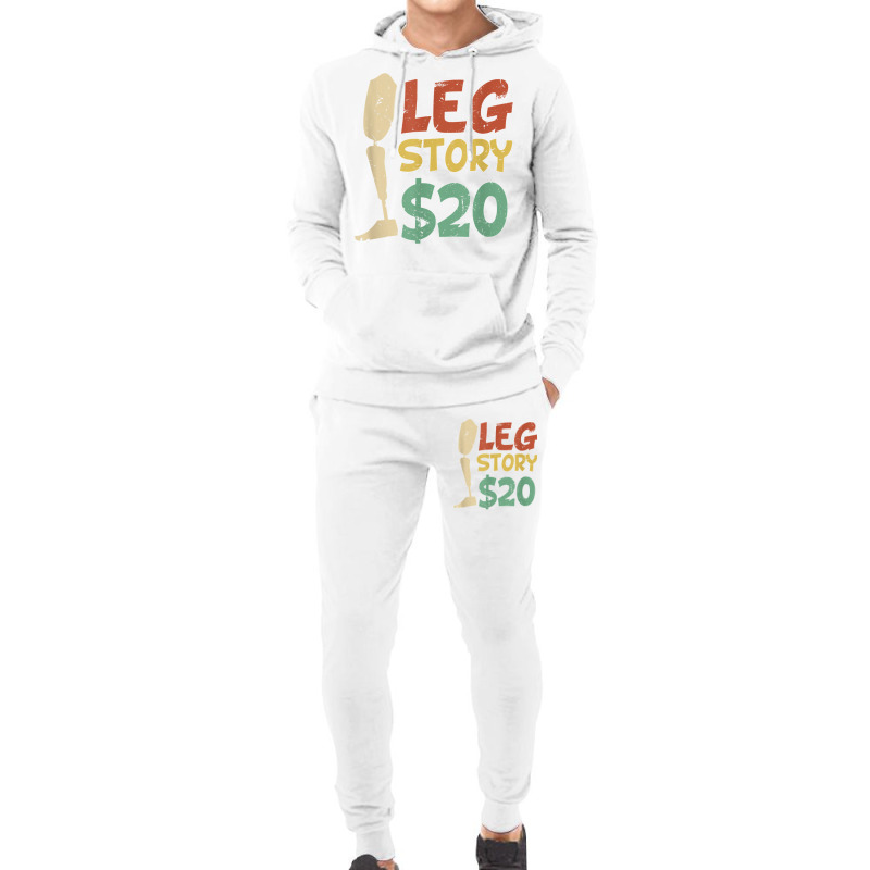 Leg Story $20  Funny Amputated Prosthetic Leg Story T Shirt Hoodie & Jogger set by NatalieRoseHeinz | Artistshot