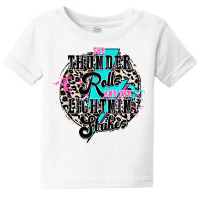 The Thunder Rolls And The Lightnin' Strikes Leopard T Shirt Baby Tee | Artistshot