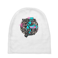 The Thunder Rolls And The Lightnin' Strikes Leopard T Shirt Baby Beanies | Artistshot