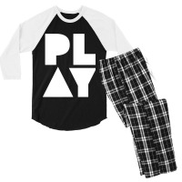 Play Men's 3/4 Sleeve Pajama Set | Artistshot