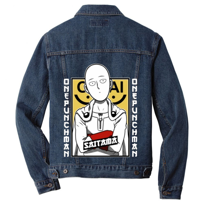 Punch Man Men Denim Jacket | Artistshot