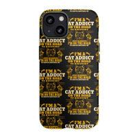 Cat T  Shirt Im A Cat Addict On The Road To Recovery T  Shirt Iphone 13 Case | Artistshot