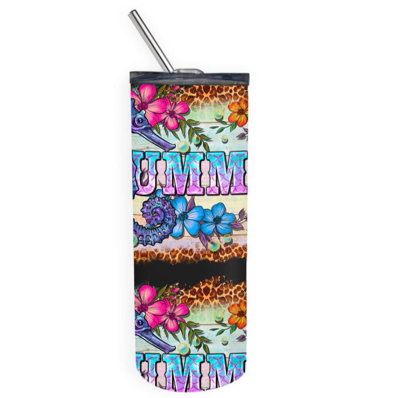 Seahorse Summer Skinny Tumbler | Artistshot