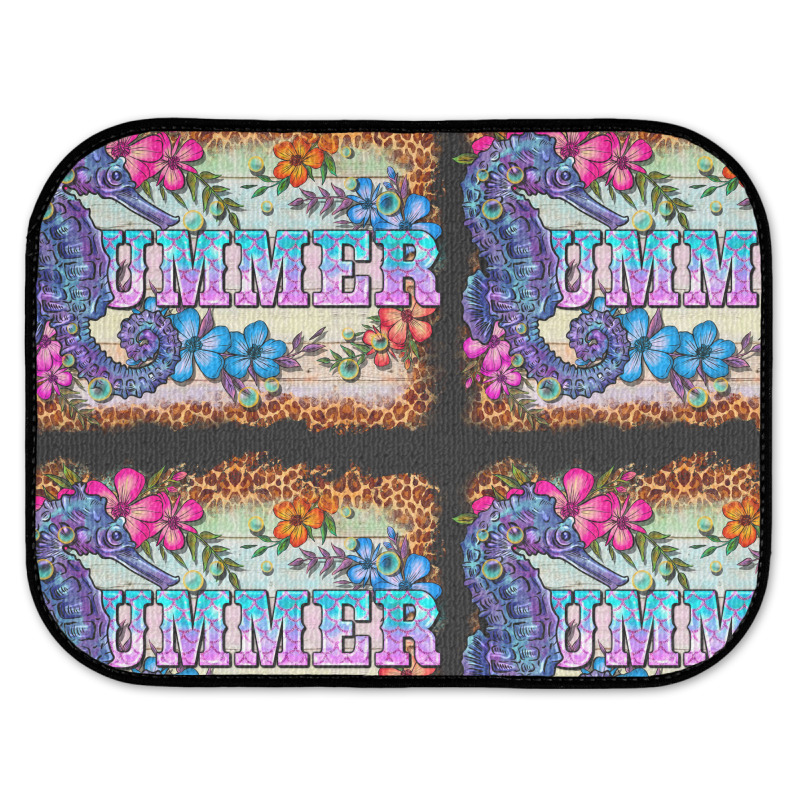 Seahorse Summer Rear Car Mat | Artistshot