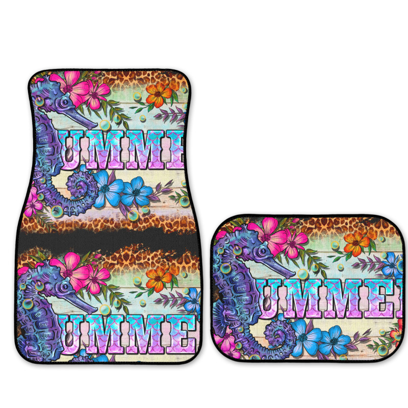 Seahorse Summer Full Set Car Mats | Artistshot