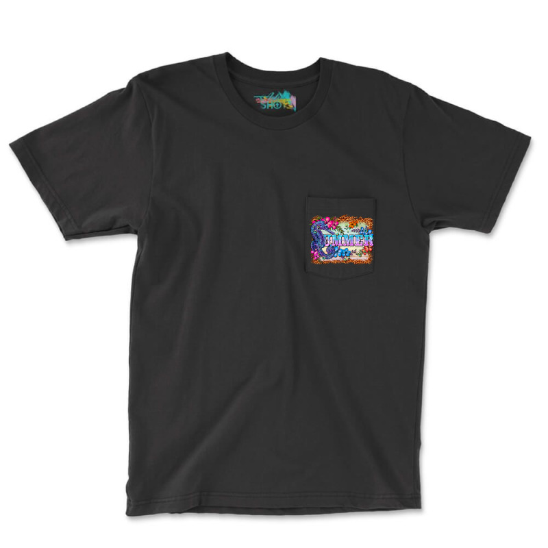 Seahorse Summer Pocket T-shirt | Artistshot