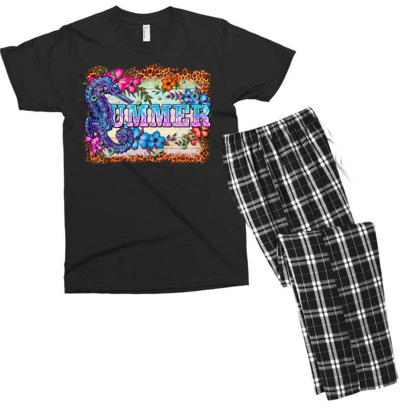 Seahorse Summer Men's T-shirt Pajama Set | Artistshot