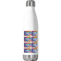 Seahorse Summer Stainless Steel Water Bottle | Artistshot