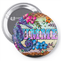 Seahorse Summer Pin-back Button | Artistshot