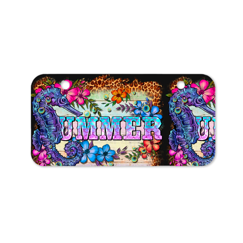 Seahorse Summer Bicycle License Plate | Artistshot