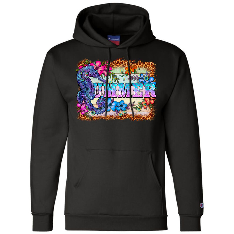 Seahorse Summer Champion Hoodie | Artistshot