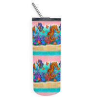 Seahorse Under The Sea Cup Skinny Tumbler | Artistshot