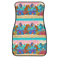 Seahorse Under The Sea Cup Front Car Mat | Artistshot