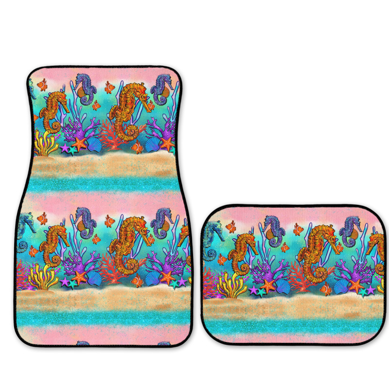 Seahorse Under The Sea Cup Full Set Car Mats | Artistshot