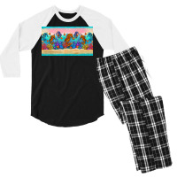 Seahorse Under The Sea Cup Men's 3/4 Sleeve Pajama Set | Artistshot