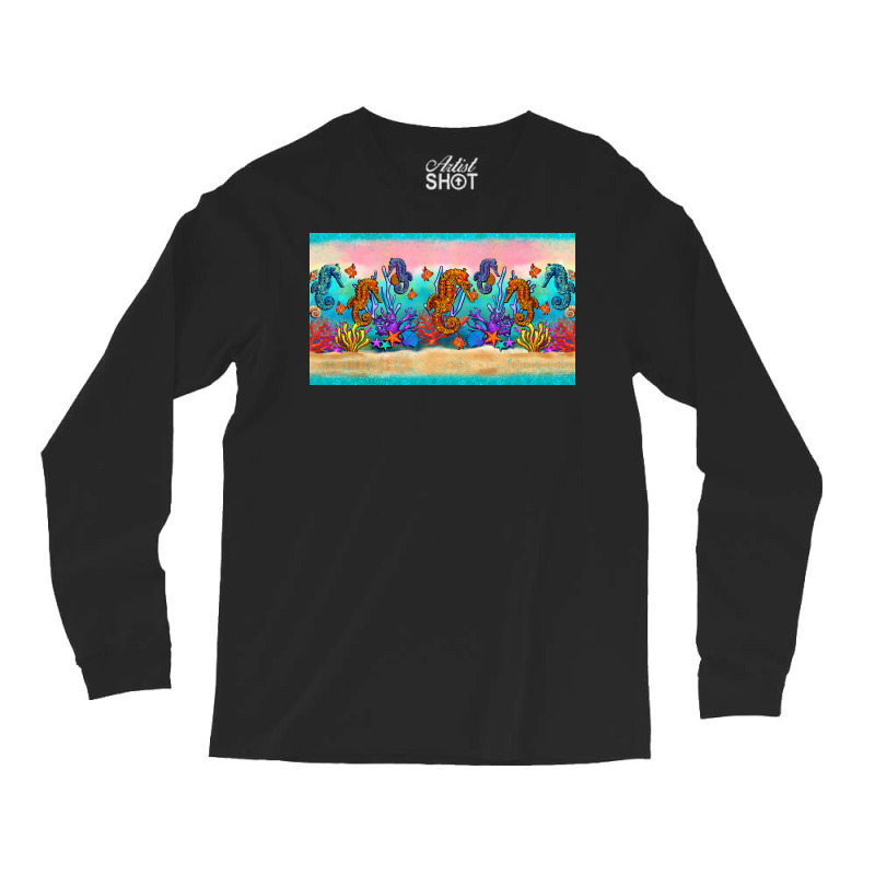 Seahorse Under The Sea Cup Long Sleeve Shirts | Artistshot