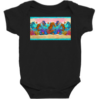 Seahorse Under The Sea Cup Baby Bodysuit | Artistshot