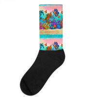 Seahorse Under The Sea Cup Socks | Artistshot