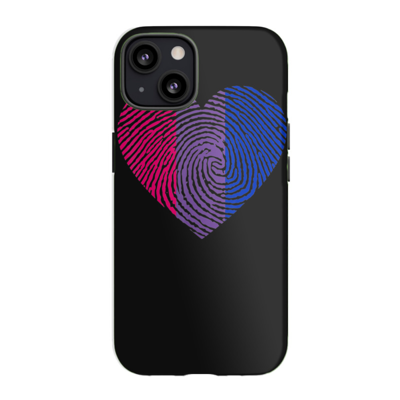 Bisexual Heart Fingerprint Bisexual Pride Month Lgbt iPhone 13 Case by MarkRodriguez | Artistshot