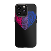 Bisexual Heart Fingerprint Bisexual Pride Month Lgbt Iphone 13 Pro Case | Artistshot