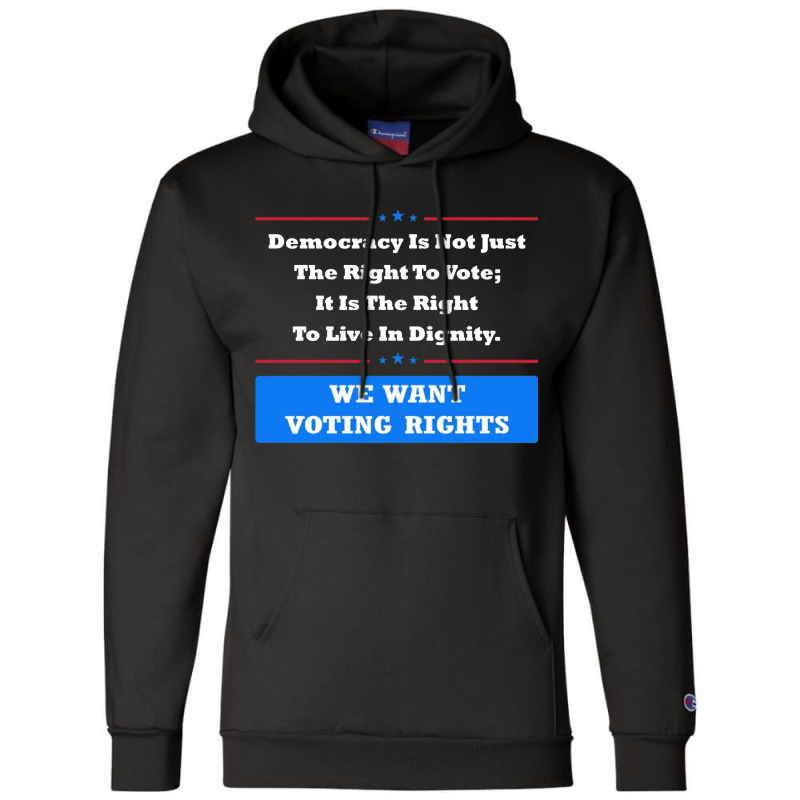 Voting Rights Champion Hoodie | Artistshot