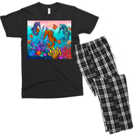 Seahorse Under The Sea Tumbler Men's T-shirt Pajama Set | Artistshot