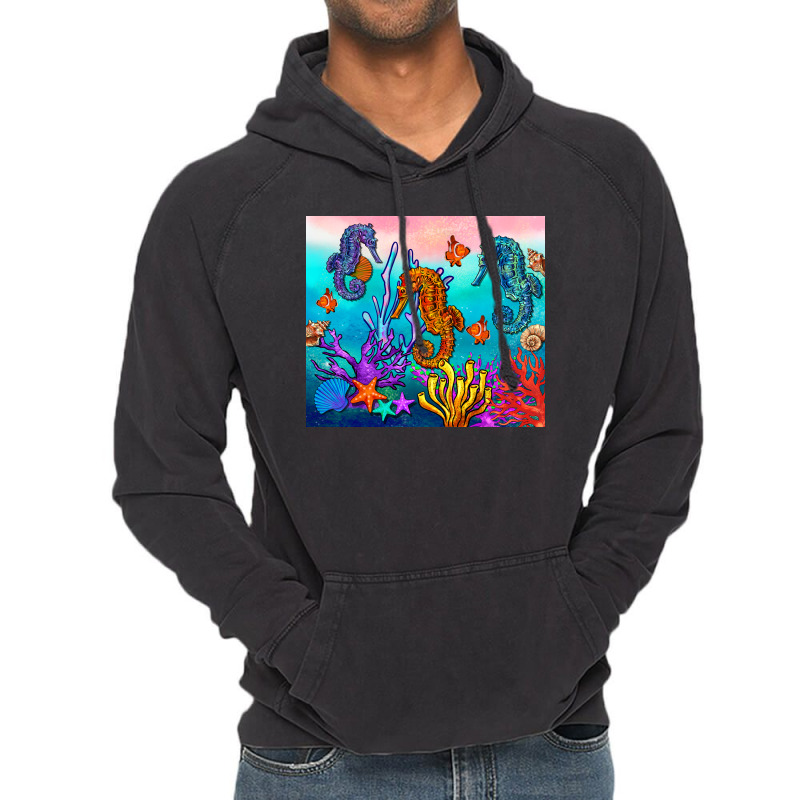 Seahorse Under The Sea Tumbler Vintage Hoodie | Artistshot