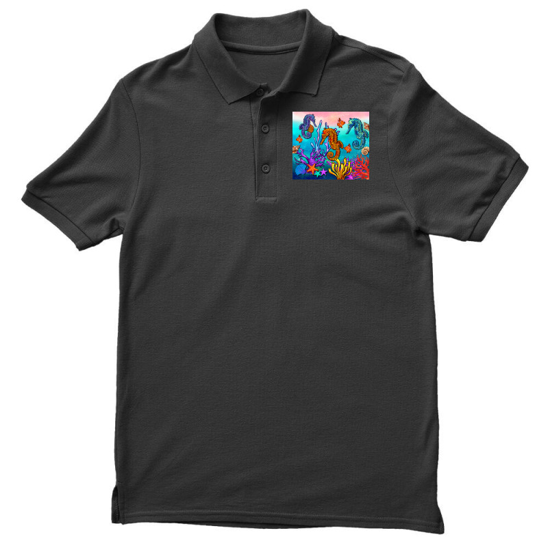 Seahorse Under The Sea Tumbler Men's Polo Shirt | Artistshot