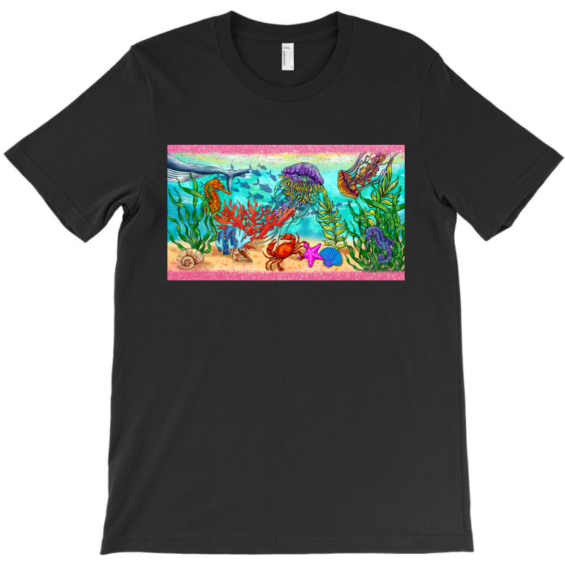 Under The Sea And Sea Creatures   Cup T-shirt | Artistshot