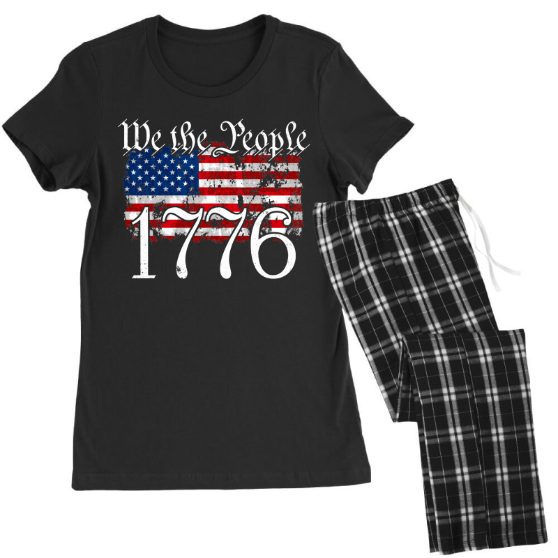 We The People 1776 U.s. Constitution Freedom American Flag Pullover Ho Women's Pajamas Set by time5803 | Artistshot