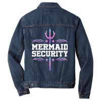 Mermaid Security Tees Mens Boys Swimmer Dad Merdad Trident T Shirt Men Denim Jacket | Artistshot