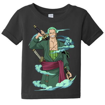 One Piece Zoro Logo' Baby Bib