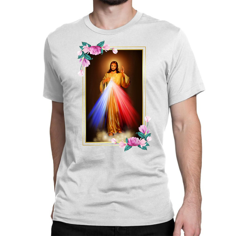 Divine Mercy Jesus Christ, Sacred Heart Of Jesus Gift T Shirt Classic T-shirt by jacolepachew | Artistshot