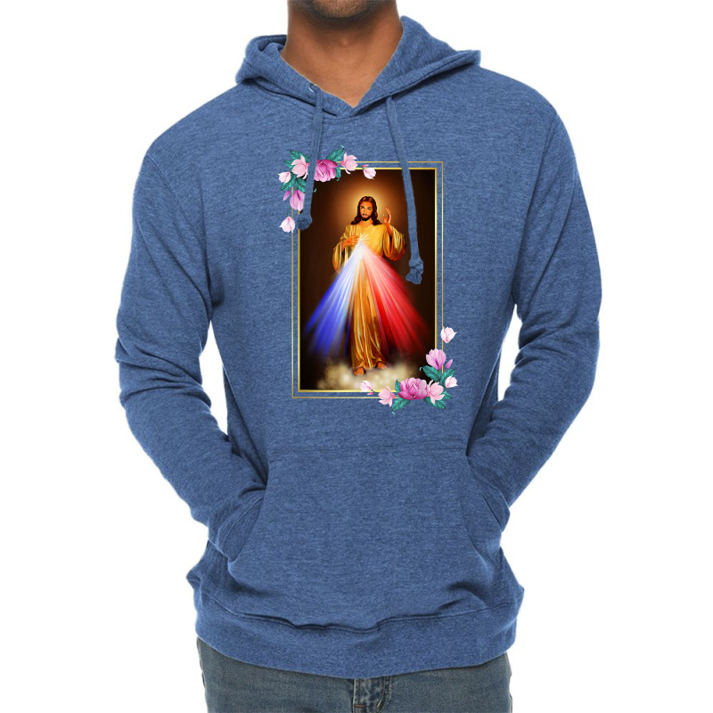 Divine Mercy Jesus Christ, Sacred Heart Of Jesus Gift T Shirt Lightweight Hoodie by jacolepachew | Artistshot