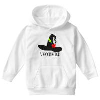 Vaccinated Witch Youth Hoodie | Artistshot