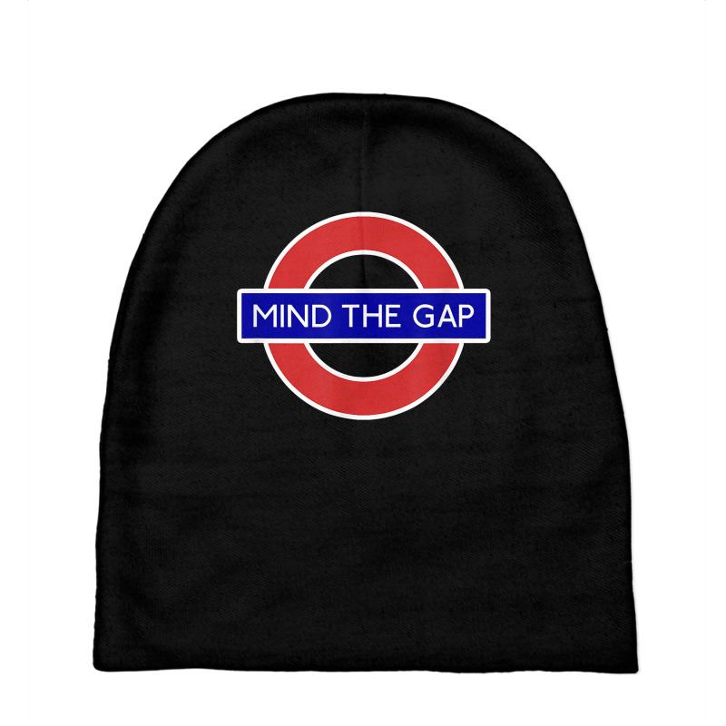 London Souvenir Mind The Gap Underground Tube T Shirt Baby Beanies | Artistshot