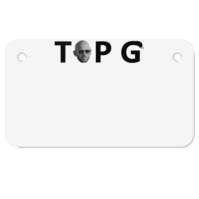 Top G Tank Top Motorcycle License Plate | Artistshot