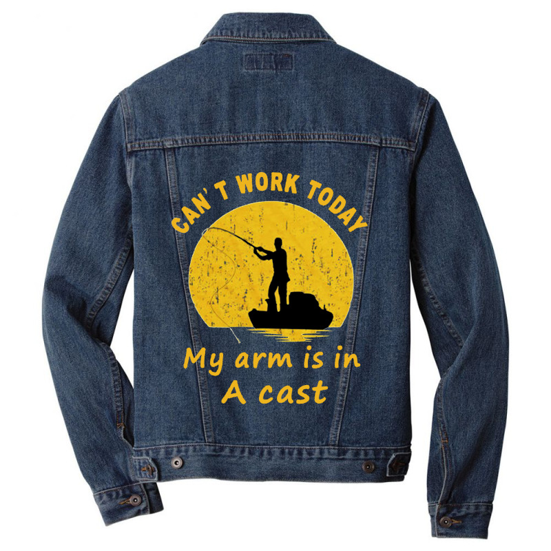 Arm Fishing Men Denim Jacket | Artistshot