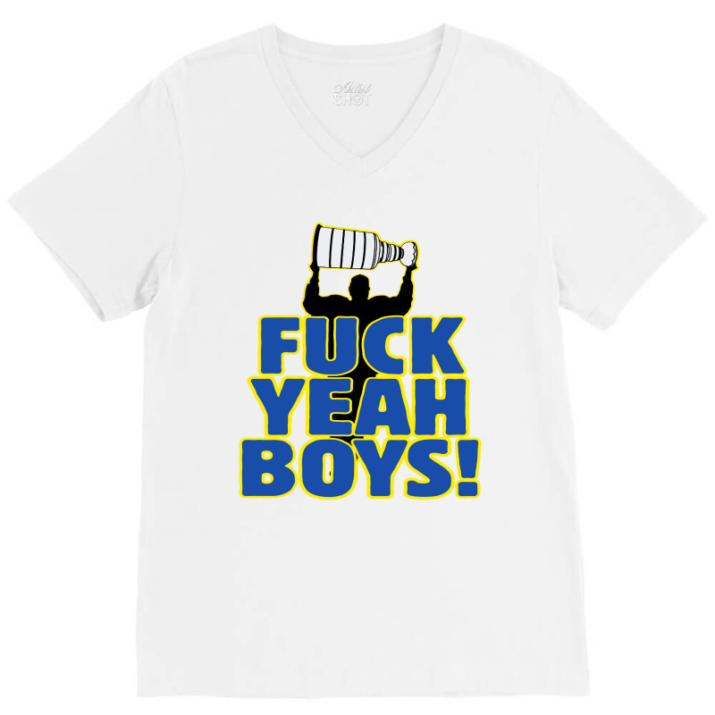 Fuck Yeah Boys V-Neck Tee by Monica Store | Artistshot