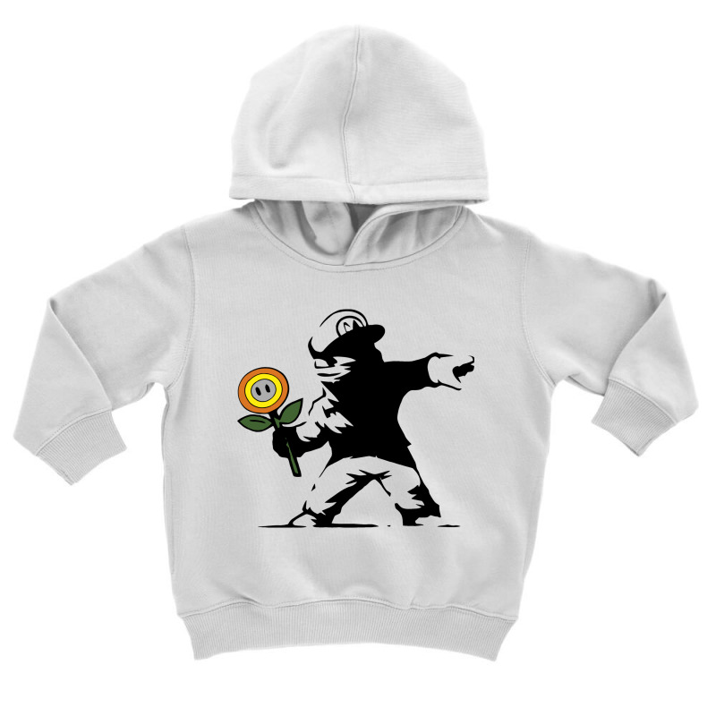 Banksy Flower Toddler Hoodie | Artistshot