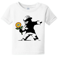 Banksy Flower Baby Tee | Artistshot