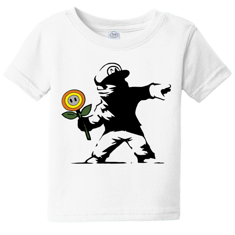 Banksy Flower Baby Tee | Artistshot