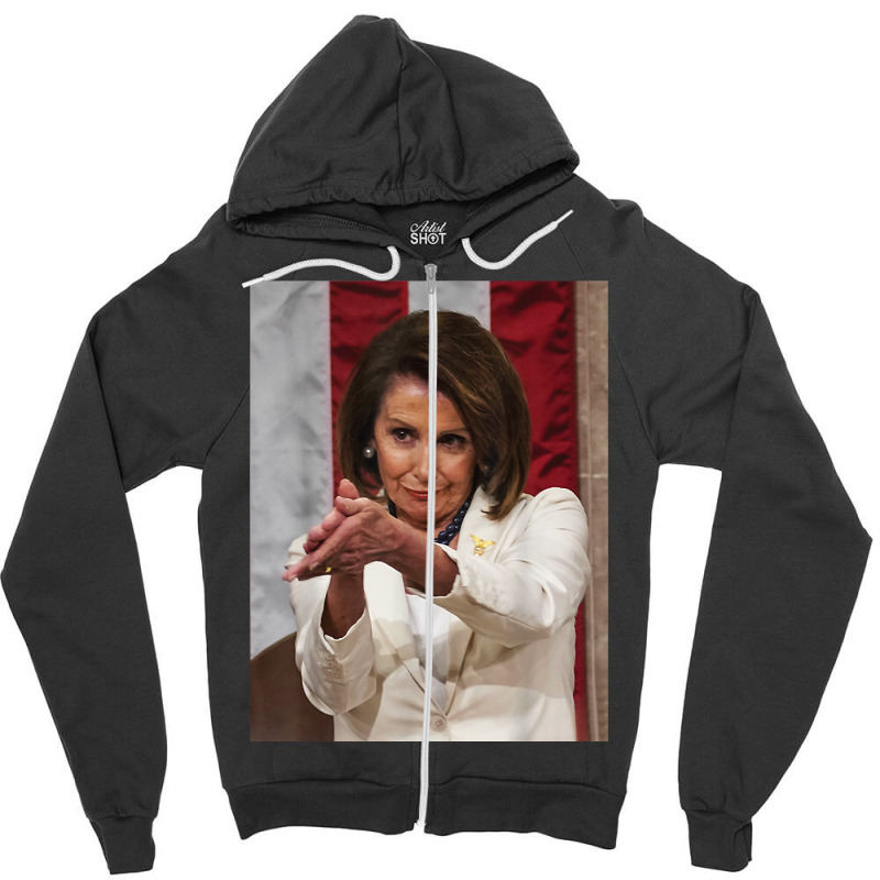 Funny Nancy Pelosi Clap Back T Shirt Anti Trump Meme Tee Zipper Hoodie | Artistshot