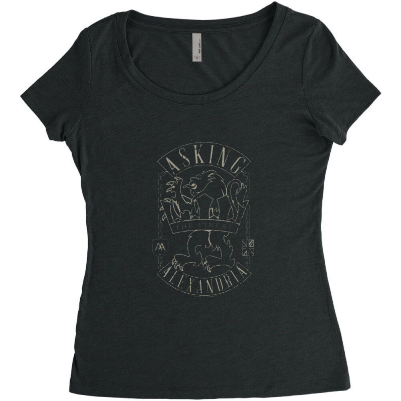 Asking Alexandria The Finest Women's Triblend Scoop T-shirt by creativelylily | Artistshot