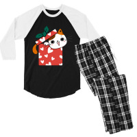 Cat In The Box Men's 3/4 Sleeve Pajama Set | Artistshot