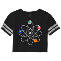 Snooker Cue Ball Pool Player Science Billiard Atom Sign T Shirt Scorecard Crop Tee | Artistshot